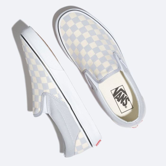 Vans Slip-On (Checkerboard) Gray Dawn