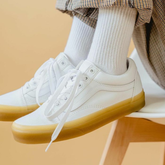 Vans Old Skool (Double Light Gum) True White