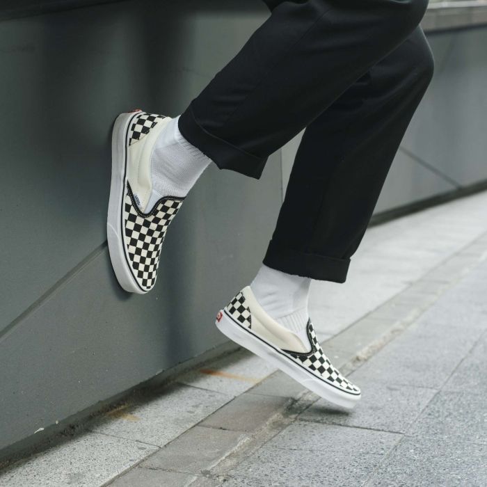 Vans Classic Slip-On Black & White Checkerboard