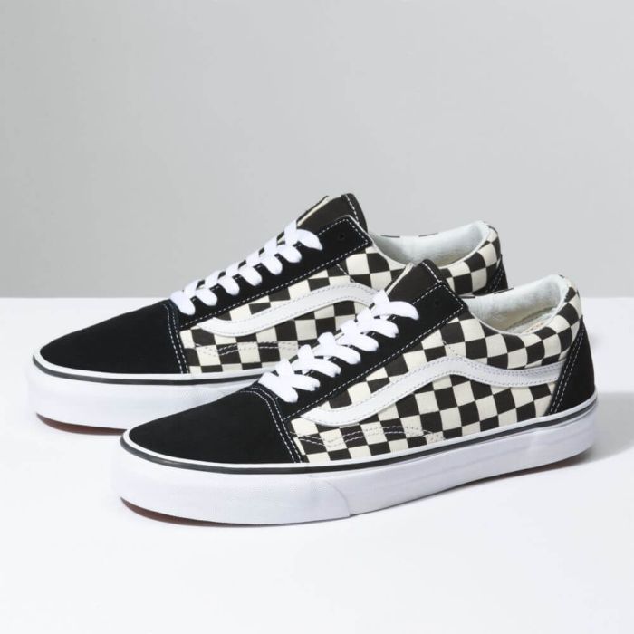 Vans Old Skool (Primary Check) Black/White