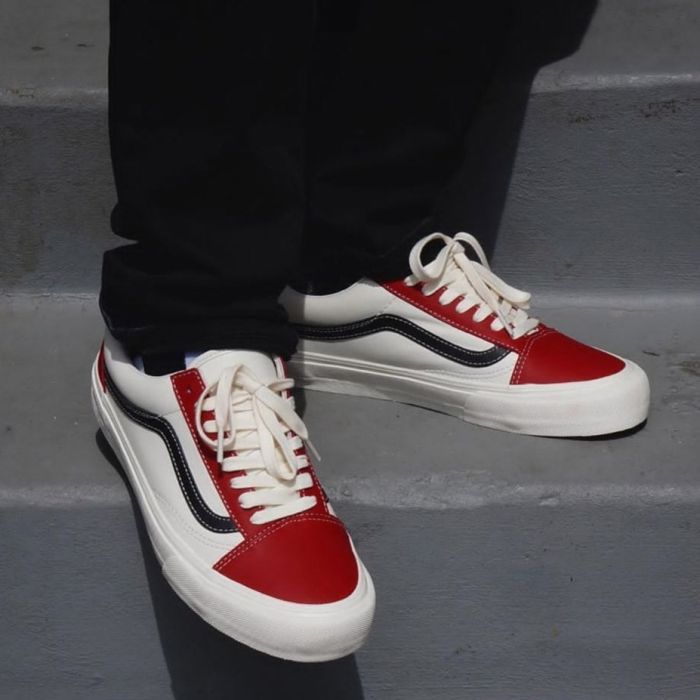 Vans Vault Old Skool LX (Leather) Chili Pepper/Black