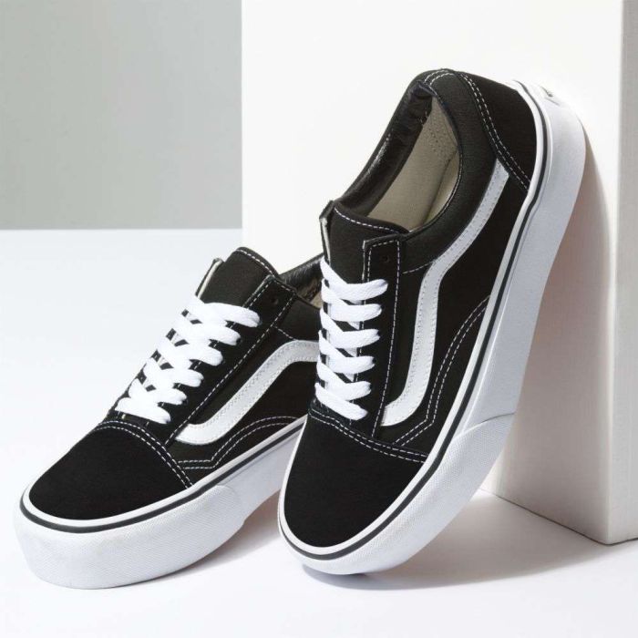 Vans Old Skool Platform Black/White