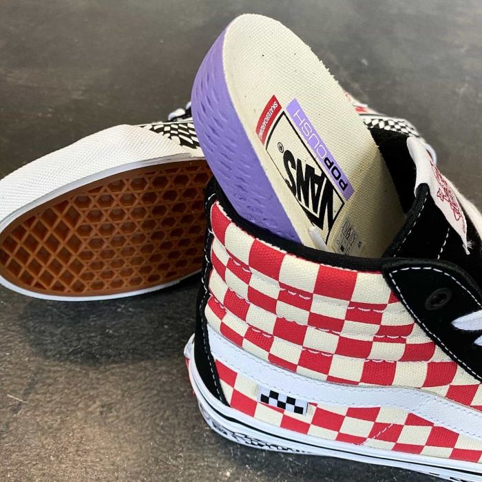 Vans Skate Sk8-Hi Reissue (Grosso '84) Black/Red Check