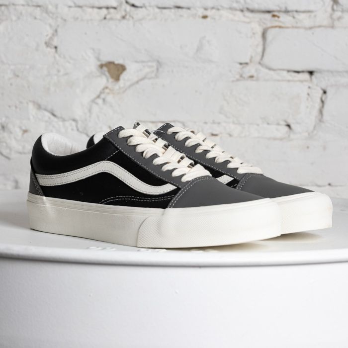 Vans Vault Old Skool LX (Leather) Charcoal/Black