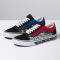 Vans Old Skool (Korean Typography) Racing Red/True Blue