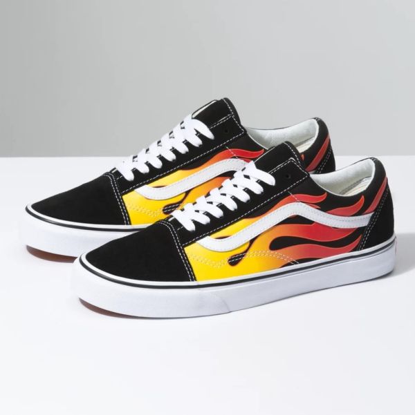 Vans Old Skool (Flame) Black Vans Old Skool (Flame) Black