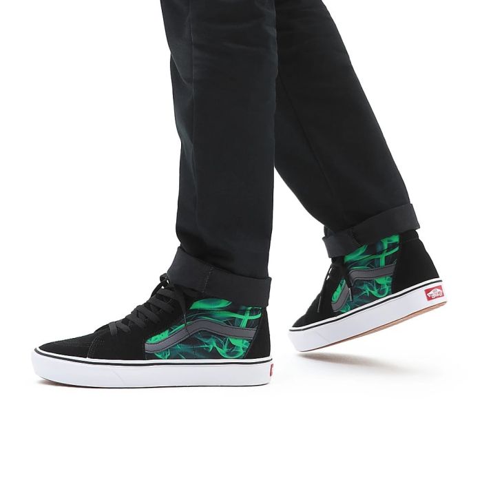 Vans ComfyCush Sk8-Hi After Dark Black/Green