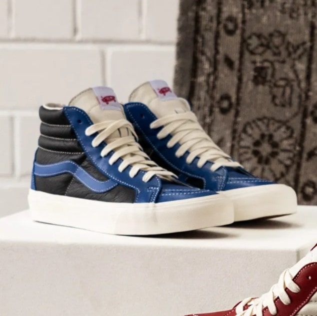 Vans Vault Sk8-Hi Reissue LX (Leather) True Blue/Black