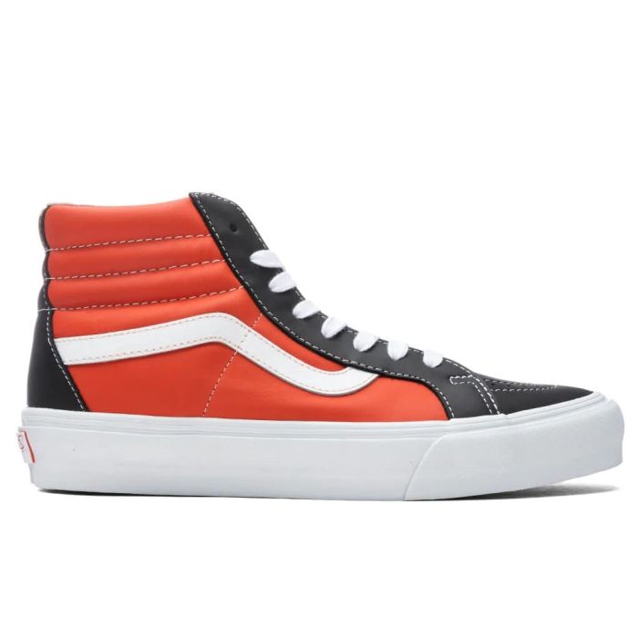 Vans Vault Sk8-Hi Reissue LX (Leather) Black/Orange