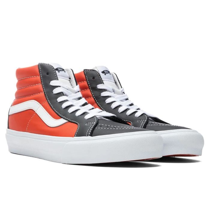 Vans Vault Sk8-Hi Reissue LX (Leather) Black/Orange