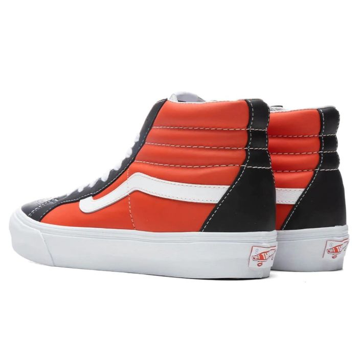 Vans Vault Sk8-Hi Reissue LX (Leather) Black/Orange