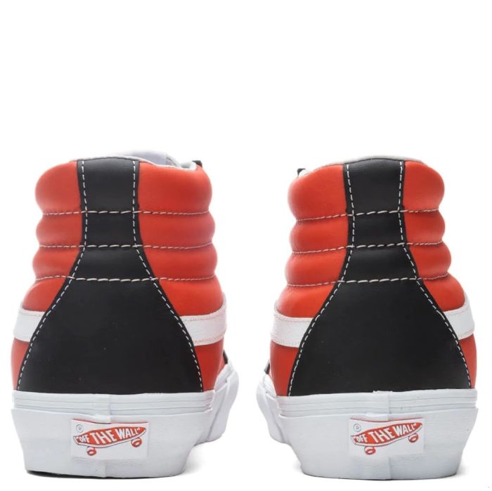 Vans Vault Sk8-Hi Reissue LX (Leather) Black/Orange