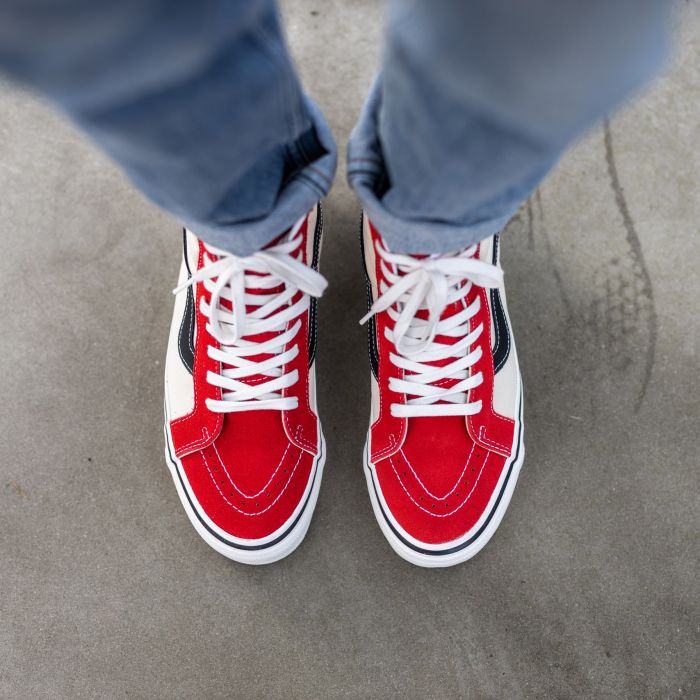 Vans Sk8-Hi 38 DX (Anaheim Factory) OG Red/White/Black