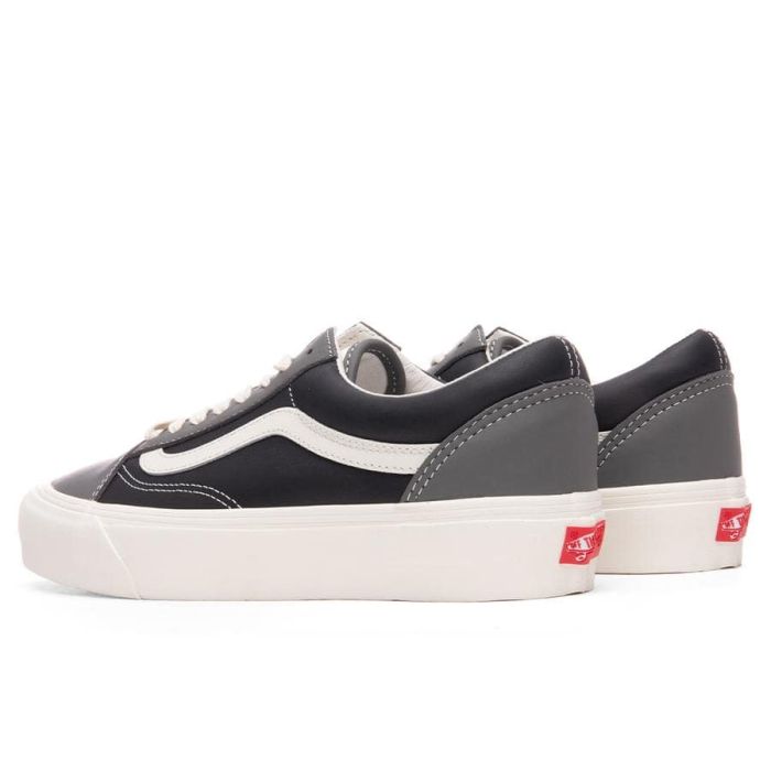 Vans Vault Old Skool LX (Leather) Charcoal/Black