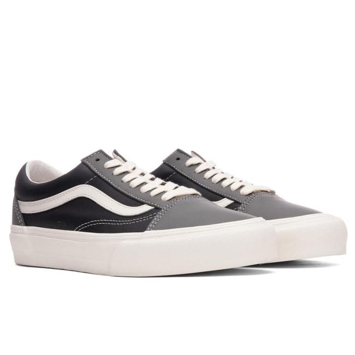 Vans Vault Old Skool LX (Leather) Charcoal/Black