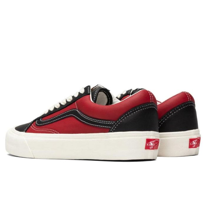 Vans Vault Old Skool LX (Leather) Black/Chili Pepper