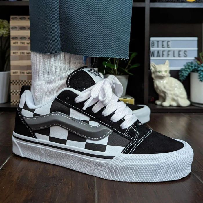 Vans KNU Skool Mega Check Black