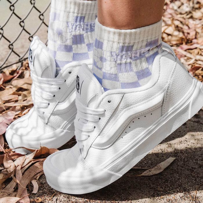 Vans KNU Skool Leather True White