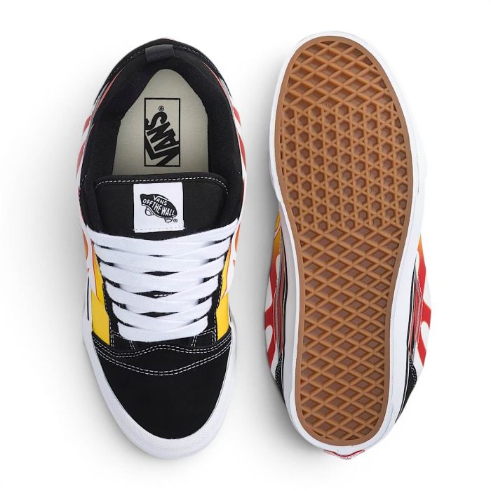 Vans Knu Skool Flame Black/Red