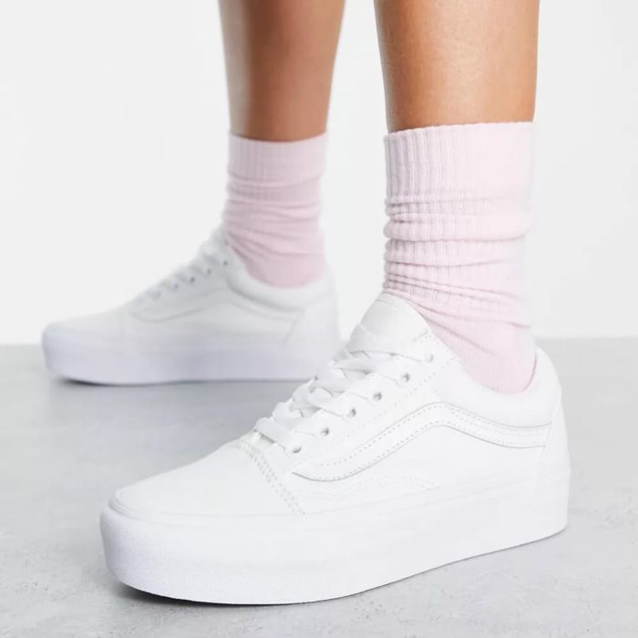 Vans Old Skool Platform True White