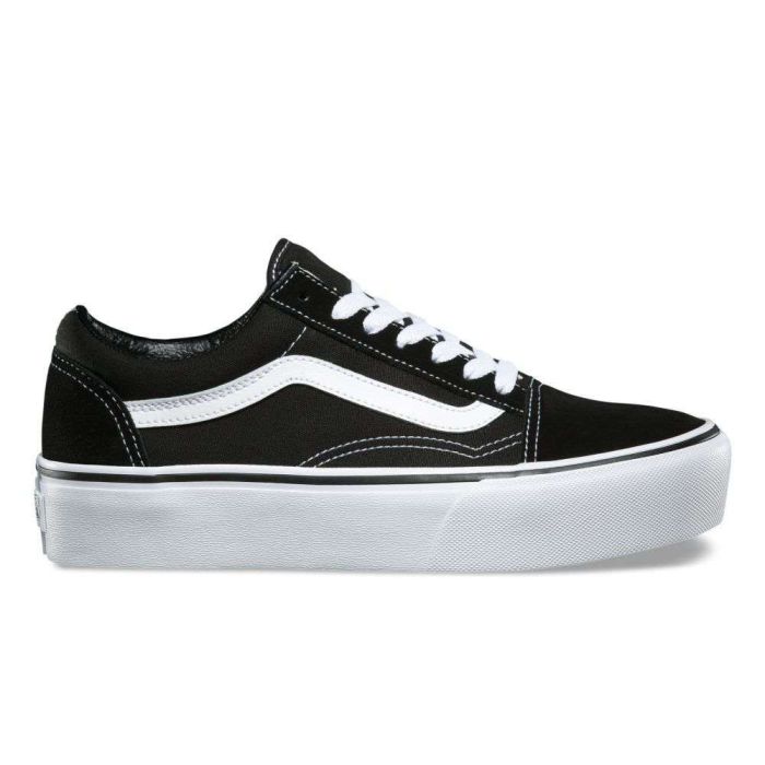 Vans Old Skool Platform Black/White