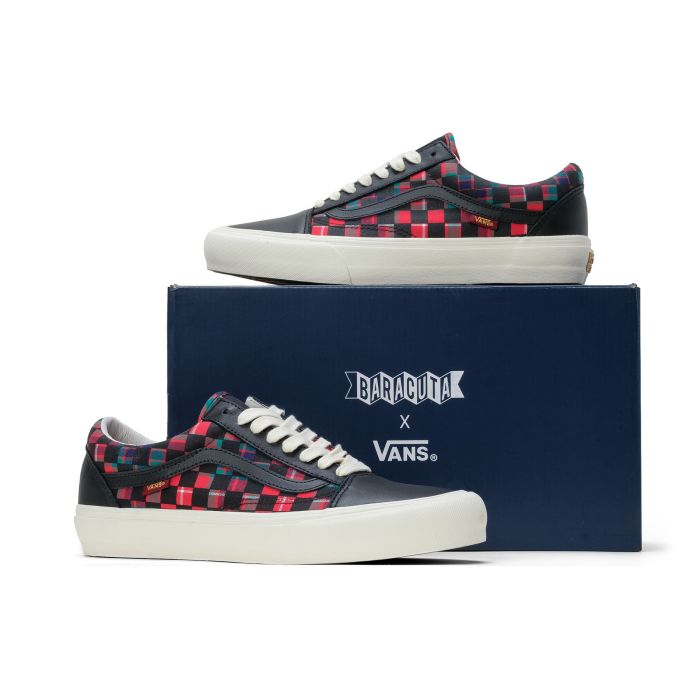 Vans Vault x Baracuta Old Skool LX Black/Tartan Plaid