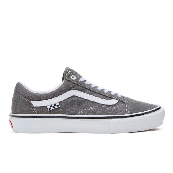 Vans Skate Old Skool Pewter/White Vans Skate Old Skool Pewter/White