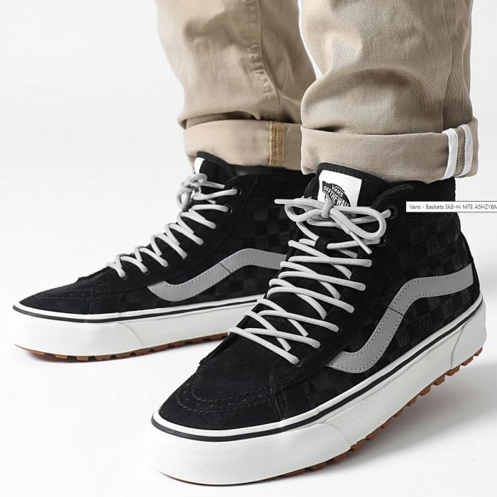 Vans Sk8-Hi MTE-1 Tonal Check Black